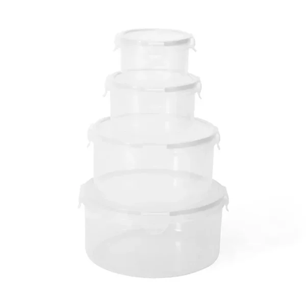 Petit Container Rond Round Keeper Container – 4Pcs – naturalpalantation.lk