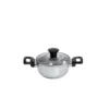 Description: Food Grade Stainless Steel Efficient Heat Conduction Heat Resistant Handles Improved Heat Retention Capability Dishwasher safe Dimension: 16cm x 7.5cm Casserole With Li